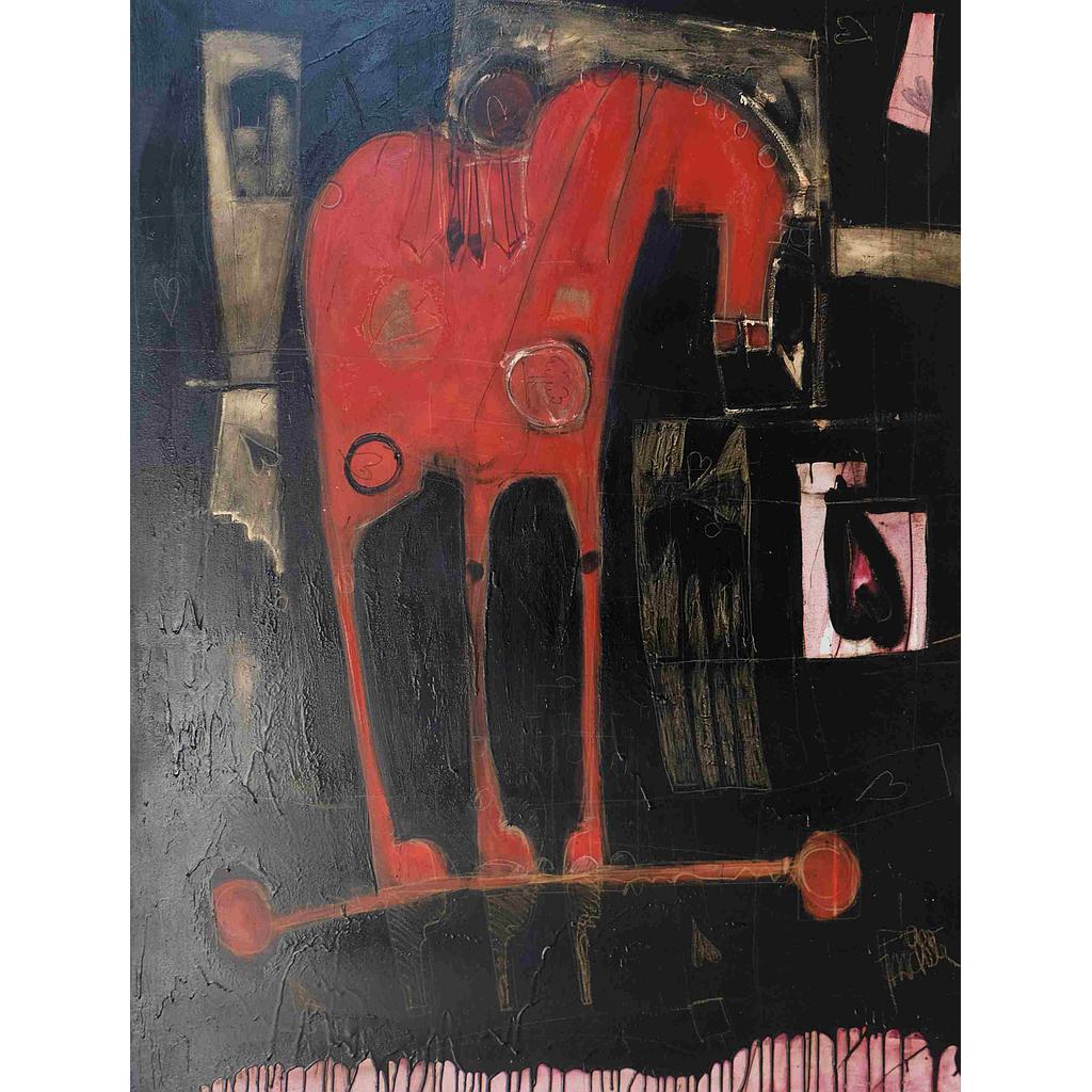 130x170 Trapezio pensante con ombre di ricordi