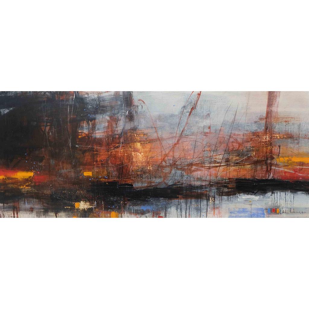 70x170 Paesaggio delle rocce