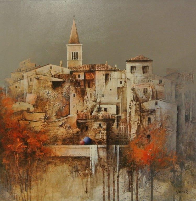 Veduta di Palestrina 70x70