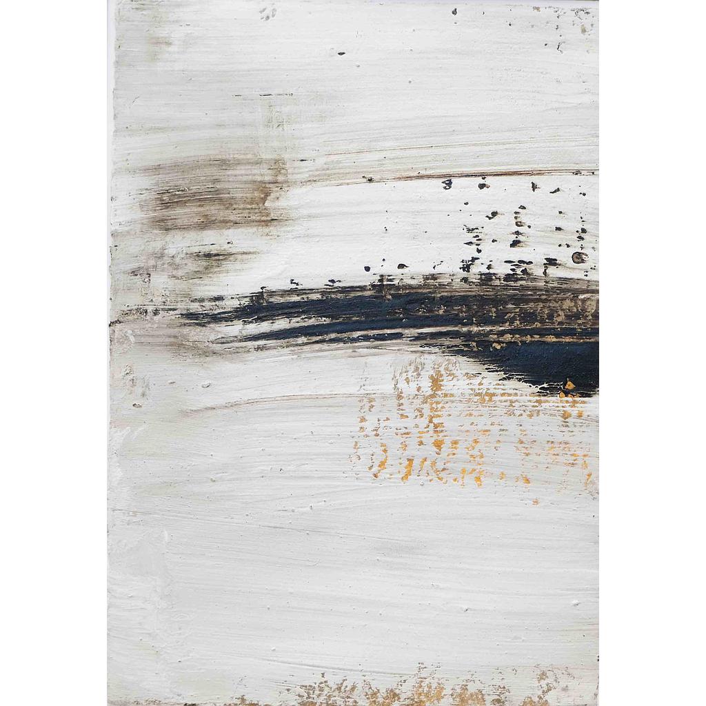 31x22 Variazioni del bianco carta cotone intelaiata  con cornice