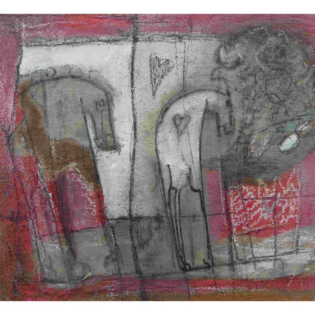 30,5x27 Cavalli composti pensanti