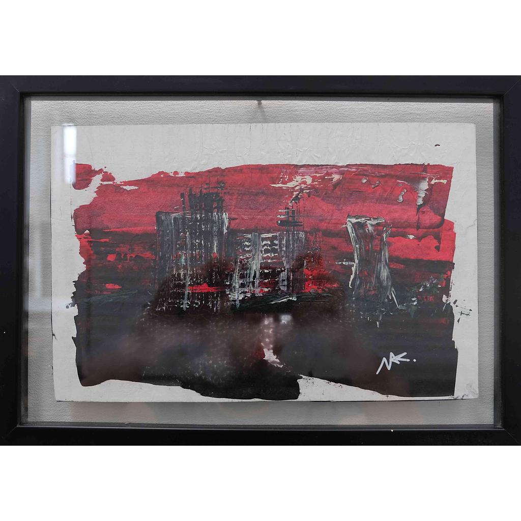 28.5x18,5 Tramonto industriale