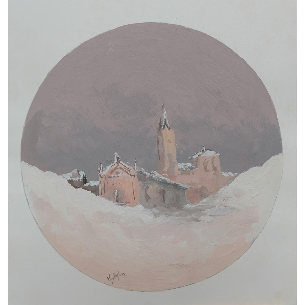 28x22 Lassù immerso nel silenzio