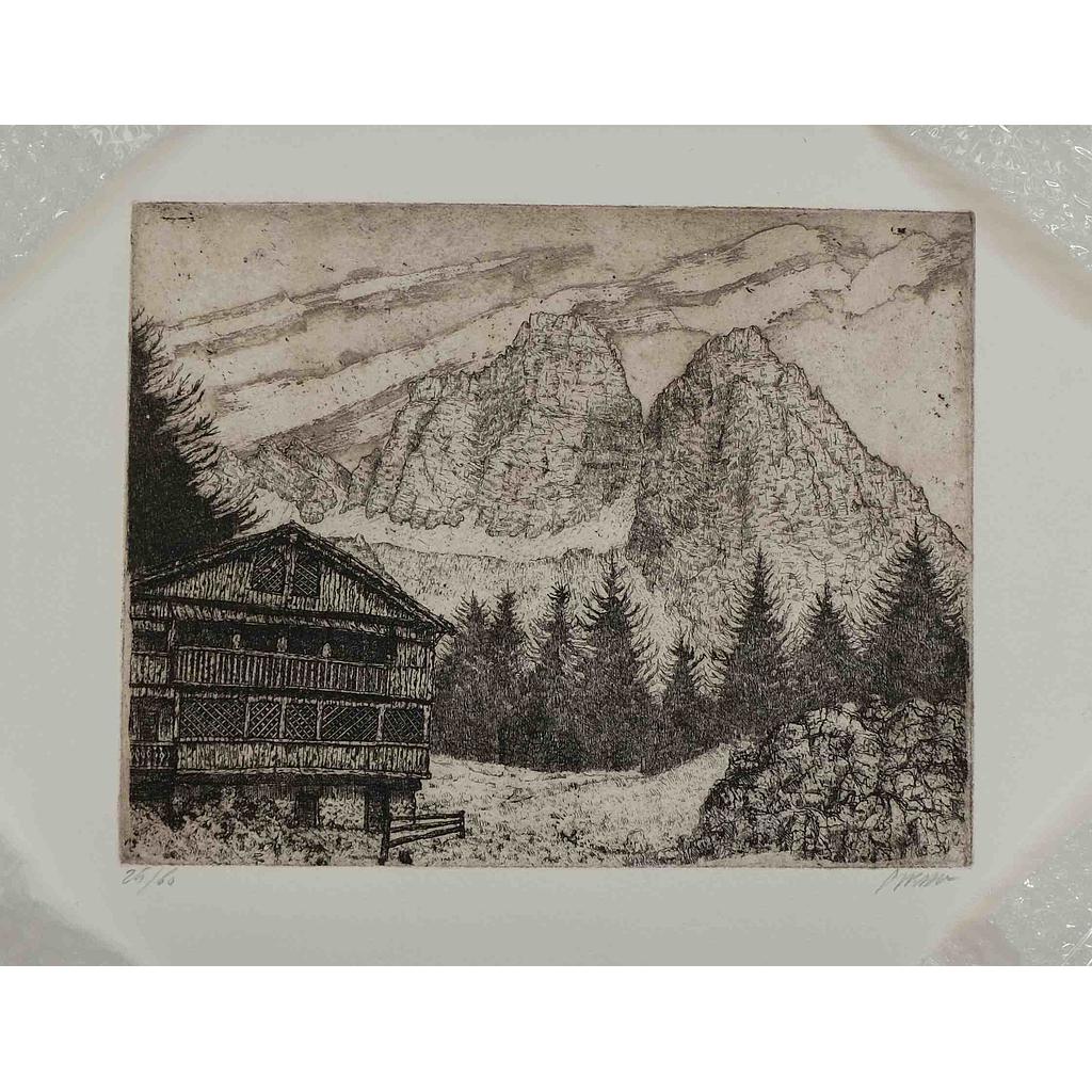 34,5x49,5 Il vecchio chalet