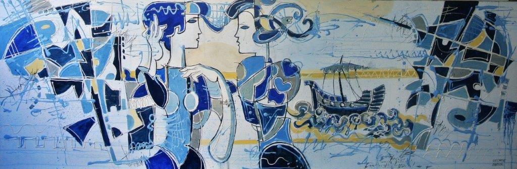 Mitologie marine. 80x240