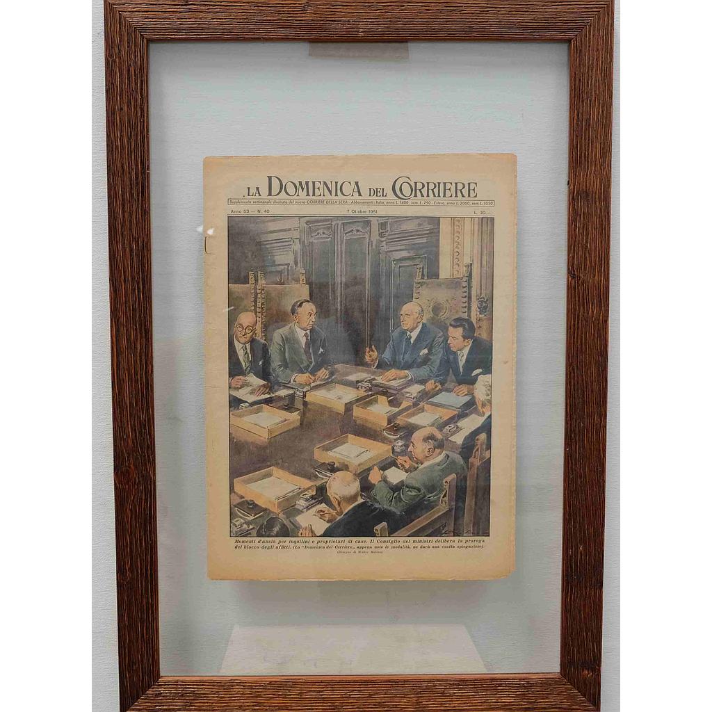 30x40  Domenica del Coriere 7 ottobre '51