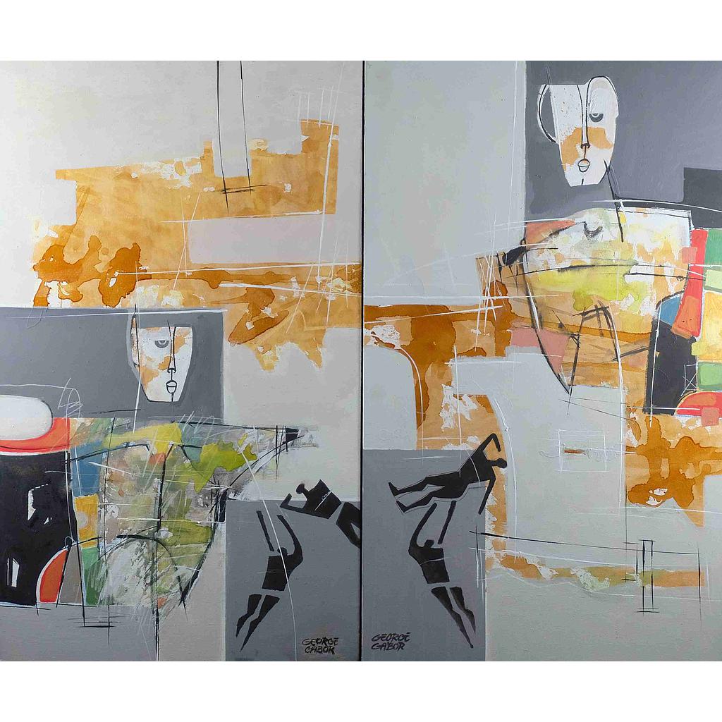 100x120 dittico- Trasfigurazioni