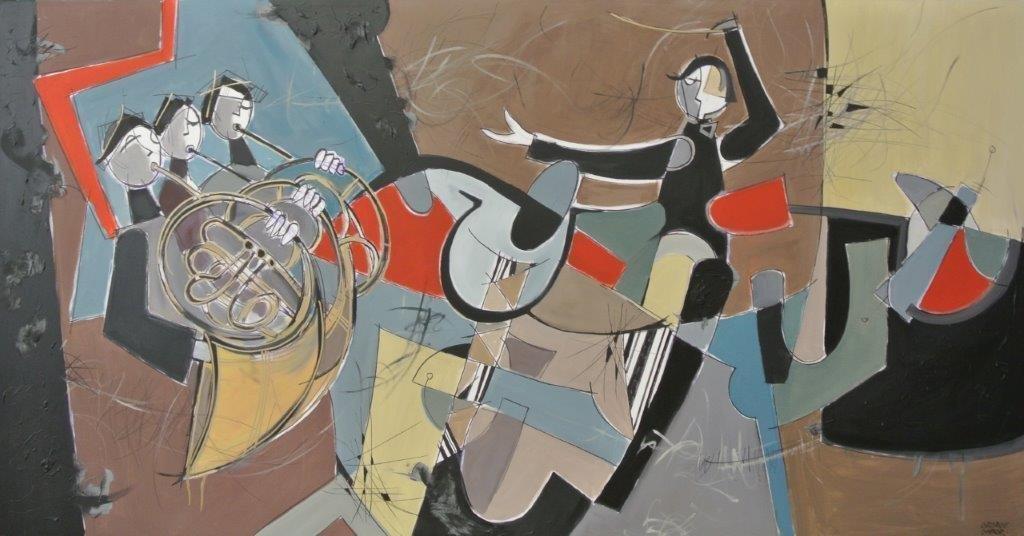 Concerto di corno inglese. 130x250