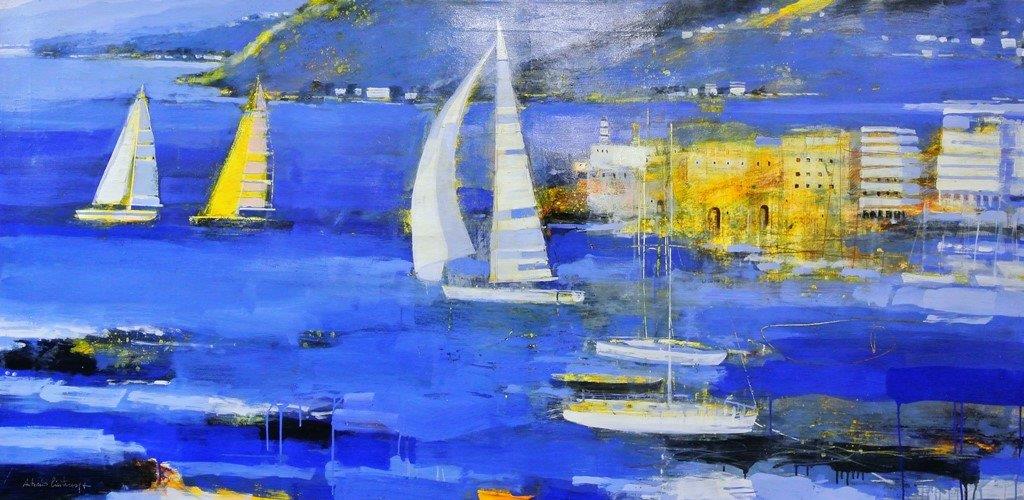 Paesaggio del mare.. 100x200