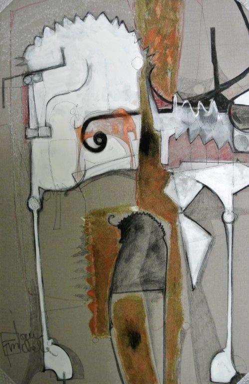 Cavallo pensante e i suoi pensieri 100x150