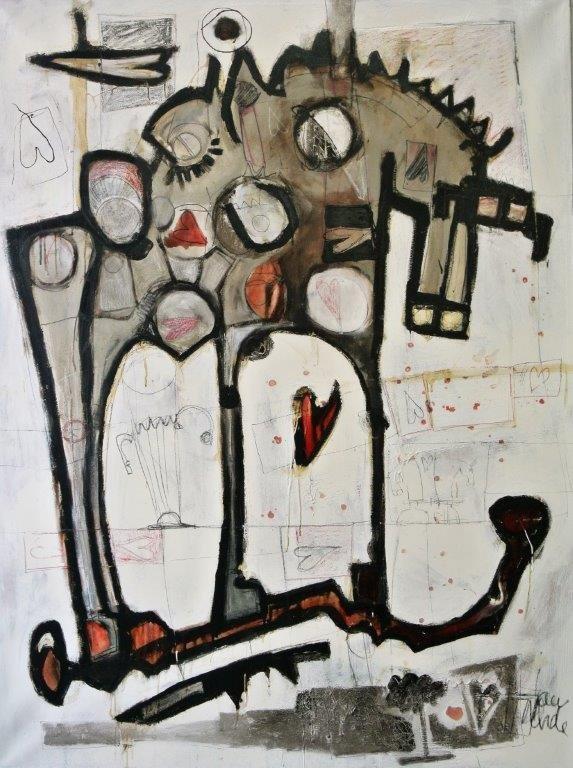 Cavallo pensante con equilibrio instabile 130x170