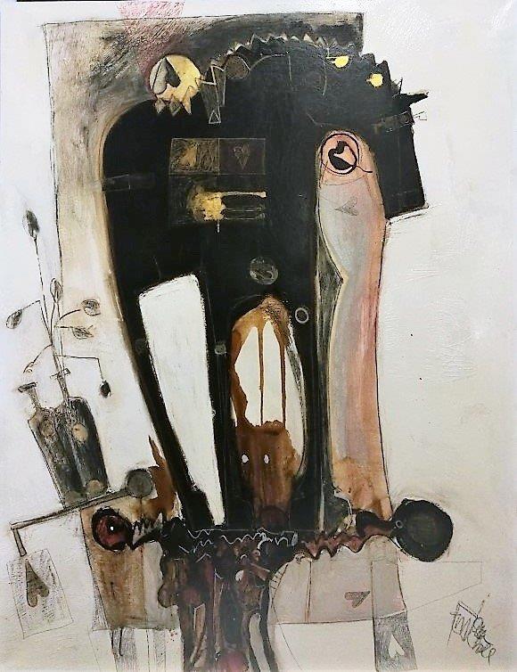 Cavallo su trasparenze di un tempo 130x170