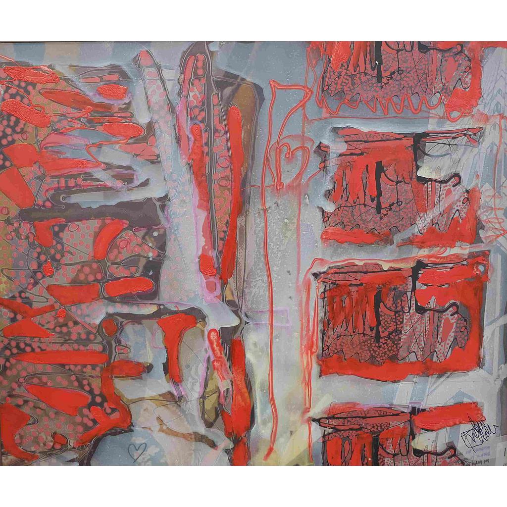 100x120 Composizone  di nature varie e pensieri