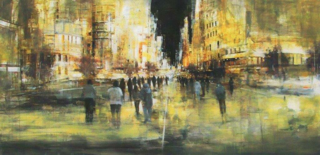 O.P Passeggiata di notte 100x200